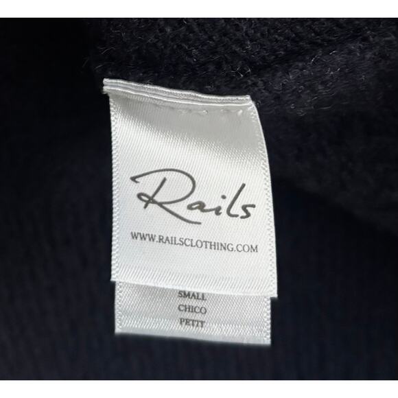 Rails Kana Star Wool Cashmere Blend Long Sleeve Sweater Midnight Ivory Size S - Picture 9 of 10